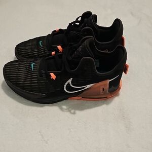 Nike Lebron Witness 6 Shoes Black Crimson Orange Mens 11.5